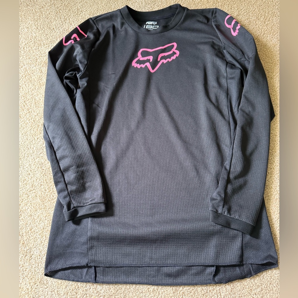 Fox Black 180 YXL Jersey